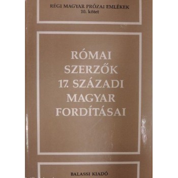 Római szerzők 17. századi magyar fordításai 